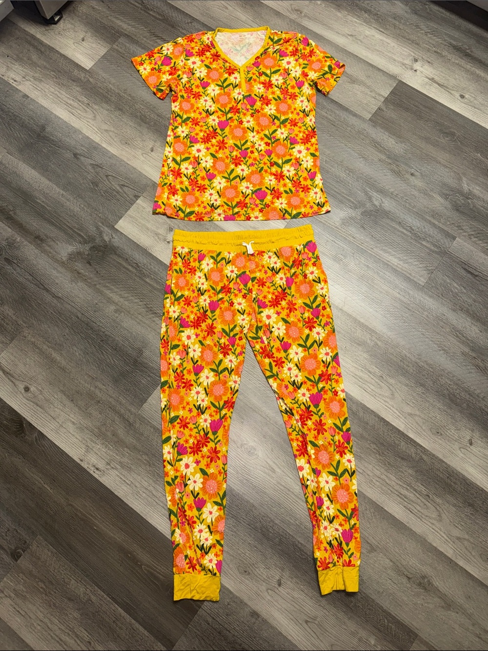 Little Sleepies pajama set top bottom pants shirt